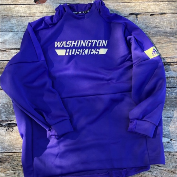 Adidas Washington Huskies Big Men Game Mode Hoodie - Picture 2 of 8